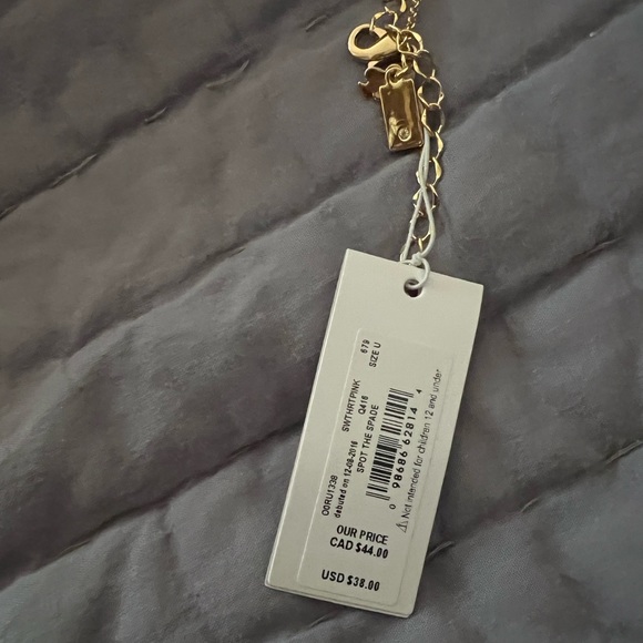 Kate Spade New York Spot The Spade Gold Tone Necklace - Picture 3 of 3